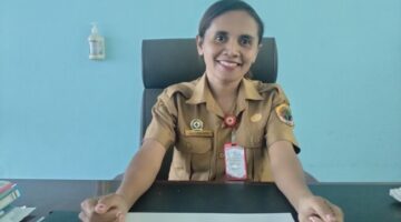 Foto: Kepala Puskesmas Oesao,. drg. Tirza Vita