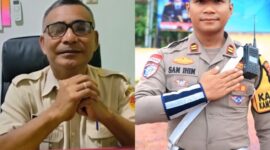 Foto: Kepala Samsat Kabupaten Kupang, Abdulgani R. Tokan, SE., (kiri) dan Kasat Lantas Polres Kupang, Iptu Sam Ihim (kanan)