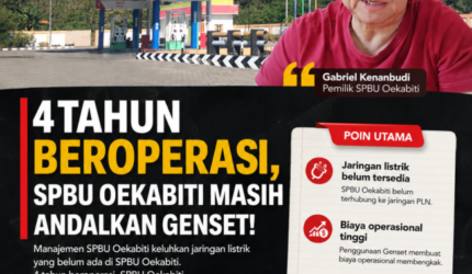 Nasib SPBU Oekabiti: 4 Tahun Andalkan Genset, PLN Tak Kunjung Datang