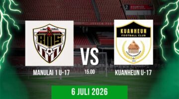Laga Pembuka Turnamen U17: Epic Comeback Manulai 1 Tumbangkan Kuanheun Skor Tipis 2-1