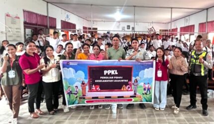 Sinergi Jasa Raharja dan Satlantas Polres Rote Ndao Luncurkan Program PPKL di SMPN 2 Rote Barat Laut