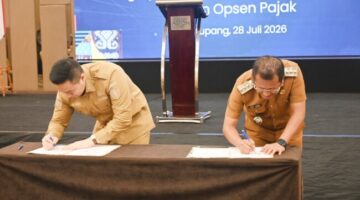Perkuat Kas Daerah, Bupati Kupang Teken Kerja Sama Opsen Pajak bersama Kepala Daerah se-NTT