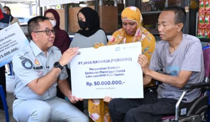 Dalam 24 Jam, Jasa Raharja Serahkan Santunan Kepada Ahli Waris Korban Kebakaran KMP Putri Yasmin