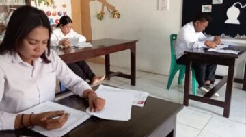 3 Calon Perangkat Desa Ikuti Seleksi Tertulis, Kepala Desa Oebelo Pastikan Transparansi