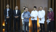 Wakil Ketua DPR RI, Sufmi Dasco Ahmad usai rapat koordinasi di Gedung Nusantara III, Kompleks Parlemen, Senayan, Jakarta, Selasa malam (18/8/2026). 