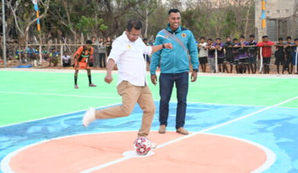 Buka Uitiuh Tuan Cup 4, Bupati Kupang Tegaskan Sportivitas dan Komitmen Jaring Bakat Lokal Semau