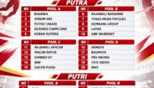 Foto: Pembagian grup Turnamen voli Gerindra Cup 