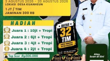 Kades Kuanheun Cup V Memanas: Tuan Rumah dan Tim Legendaris Tersingkir, 16 Tim Terbaik Siap Sikut Berebut Takhta!