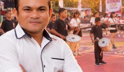 Impian Jadi Nyata! Jan Pieter Windy dan Gerindra Hadirkan Alat Musik Baru untuk Drumband Rajawali Camplong