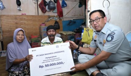 Gerak Cepat Pertolongan Korban KM Virgo: Dirut Jasa Raharja Turun Langsung Serahkan Santunan Rp150 Juta di Jawa Timur
