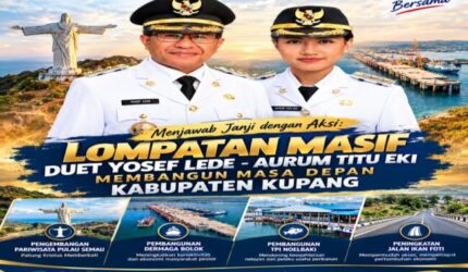 Menjawab Janji dengan Aksi: Lompatan Masif Duet Yosef Lede - Aurum Titu Eki Membangun Masa Depan Kabupaten Kupang