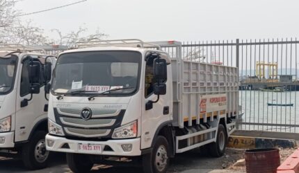Misteri Puluhan Truk Putih 'Kopdes Merah Putih' Berplat Merah Mengular di Pelabuhan Bolok
