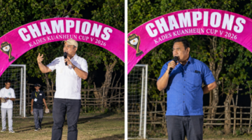 Wujud Nyata Olahraga Inklusif dan Penggerak Ekonomi Desa, Turnamen Kades Kuanheun Cup V Banjir Pujian