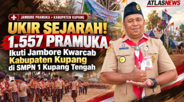 Ukir Sejarah! 1.557 Pramuka Ikuti Jambore Kwarcab Kabupaten Kupang di SMPN 1 Kupang Tengah