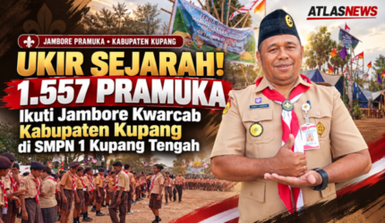 Ukir Sejarah! 1.557 Pramuka Ikuti Jambore Kwarcab Kabupaten Kupang di SMPN 1 Kupang Tengah