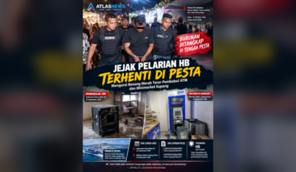 Jejak Pelarian HB Terhenti di Pesta: Mengurai Benang Merah Teror Pembobol ATM dan Minimarket Kupang