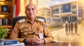 Foto: Kadis Pendidikan, Kepemudaan dan Olahraga Kabupaten Kupang, Marthen Rahakbauw.