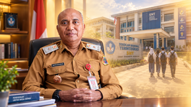 Foto: Kadis Pendidikan, Kepemudaan dan Olahraga Kabupaten Kupang, Marthen Rahakbauw.