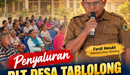 Penyaluran BLT Desa Tablolong Sasar 29 KPM: Pemdes Harap Bantuan Dimanfaatkan Secara Bijak