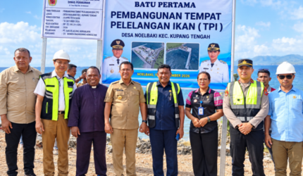 Sapu Ketergantungan dari Kota Kupang, Bupati Yosef Lede Bangun TPI Noelbaki: "Warga Lokal Tak Boleh Jadi Penonton"