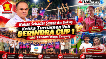 Bukan Sekadar Smash dan Bloking: Ketika Turnamen Voli Gerindra Cup 1 ‘Sihir’ Ekonomi Warga Camplong