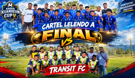 Duel Sengit! Transit FC Tantang Tembok Kokoh Cartel Lelendo A di Final Kades Kuanheun Cup V 2026