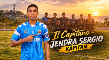 Jendra Sergio Kapitan: Il Capitano, 2 Gol Penentu Kemenangan PS Kabupaten Kupang