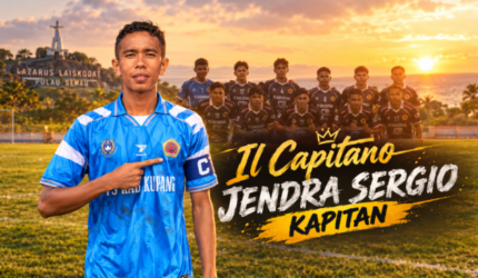 Jendra Sergio Kapitan: Il Capitano, 2 Gol Penentu Kemenangan PS Kabupaten Kupang