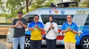 Sambil Olahraga Bisa Cek Kesehatan dan Bayar Pajak: Jasa Raharja NTT dan Mitra Padati CFD El Tari Kupang  